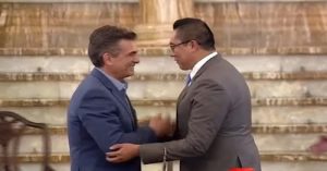 Paz pide al ministro Morales avanzar en el 50-50 para profundizar autonomías